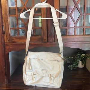 Tumi Nylon Messenger Bag White